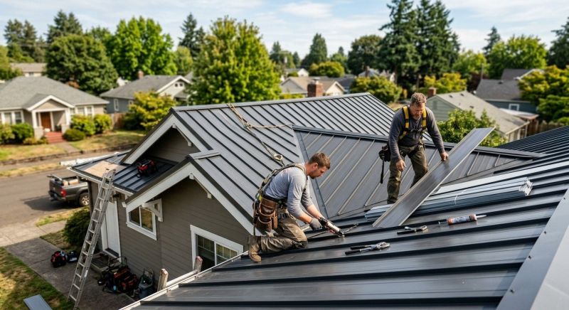 Metal Roof Repair in Brookville, OH