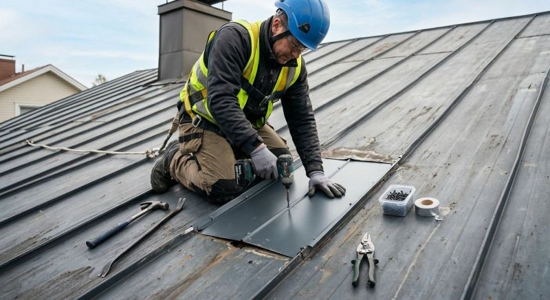 Metal Roof Repair in Medway, OH