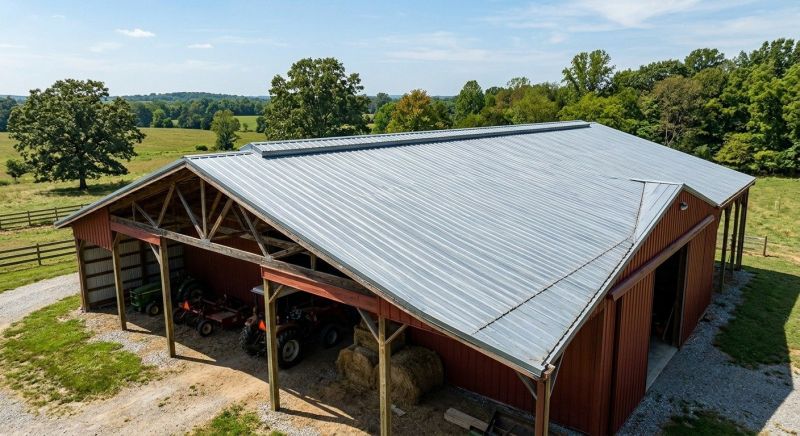 Pole Barn Roof Repair in Clark County, OH