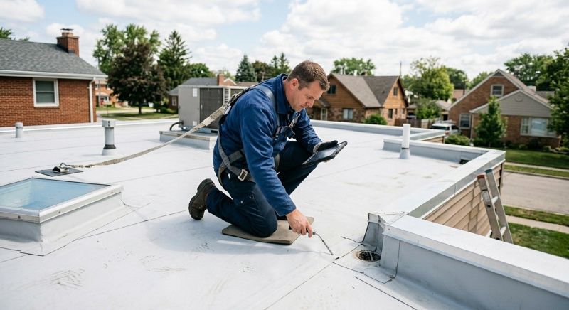Pvc Roof Inspection in Troy, OH