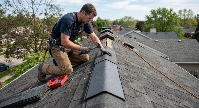 Ridge Cap Replacement in Troy, OH
