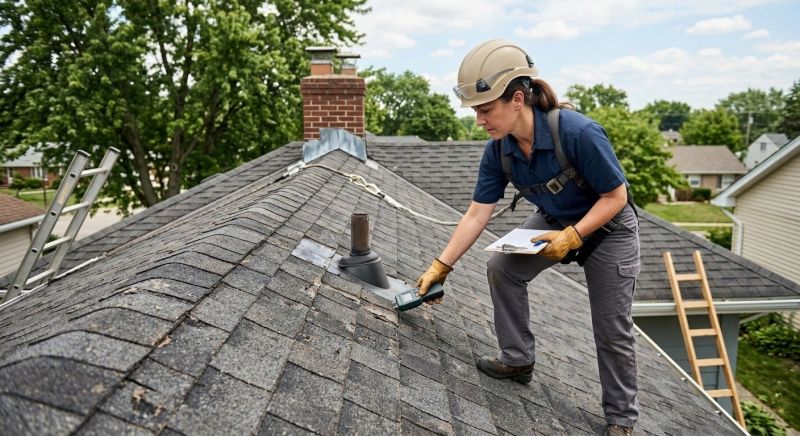 Roof Damage Inspection in Clark County, OH