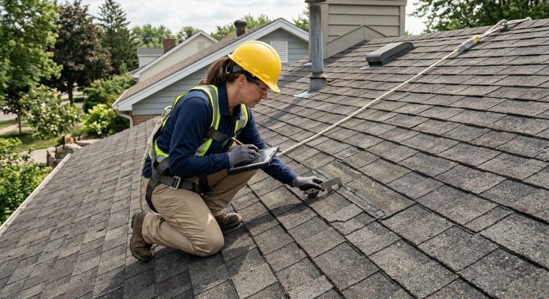 Roof Damage Inspection in Clayton, OH