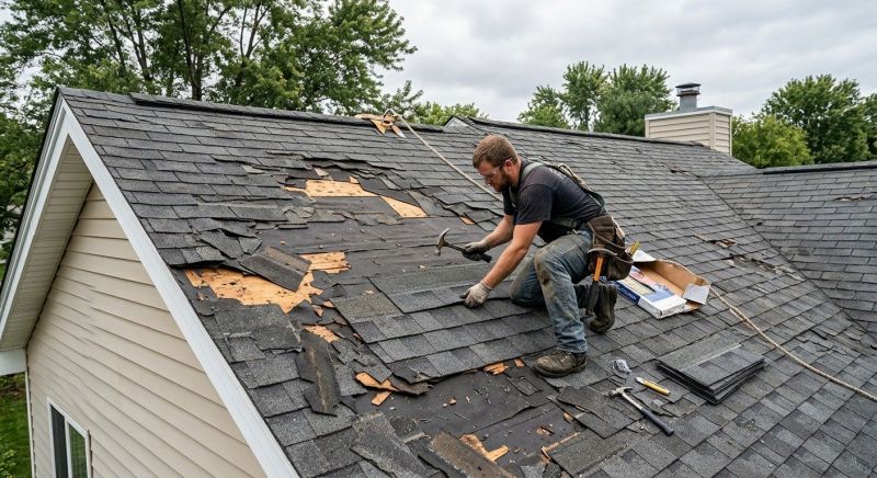 Roof Damage Restoration in Brookville, OH