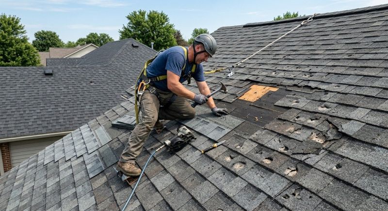 Roof Hail Damage Repair in Troy, OH
