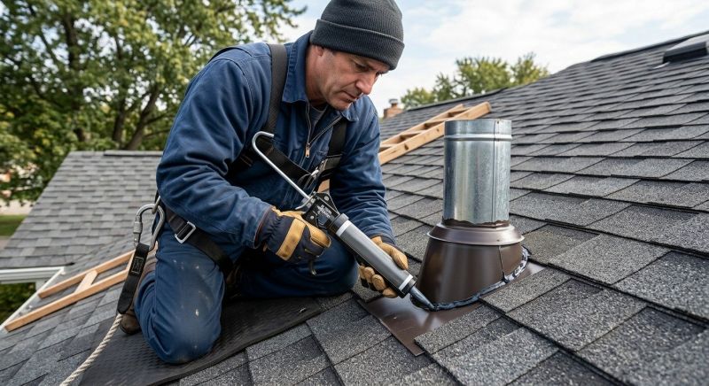 Roof Vent Flashing Repair in Troy, OH
