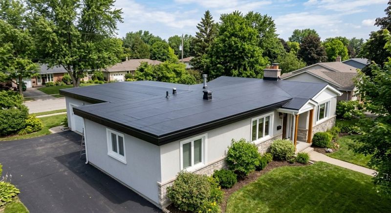 Rubber Roof Installation in Troy, OH