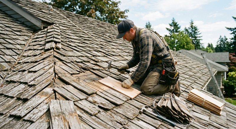Shake Shingle Repair in Troy, OH