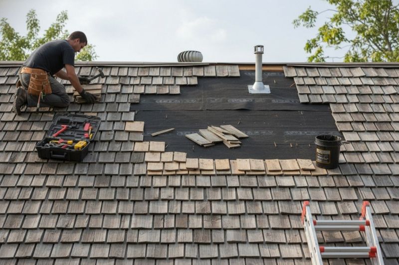 Shake Shingle Repair in Vandalia, OH
