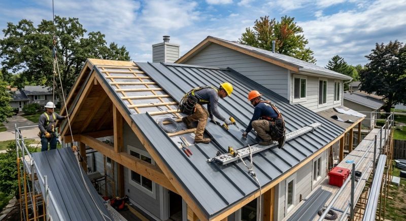 Sheet Roofing Installation in Russia, OH