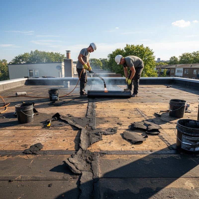 Single Ply Roof Repair in Greenville, OH