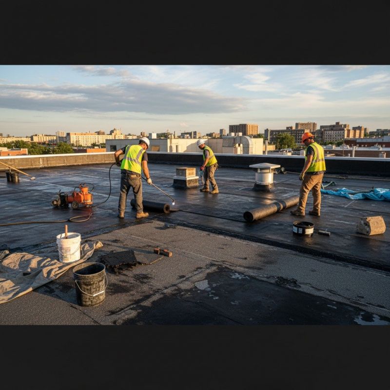 Single Ply Roof Repair in Troy, OH