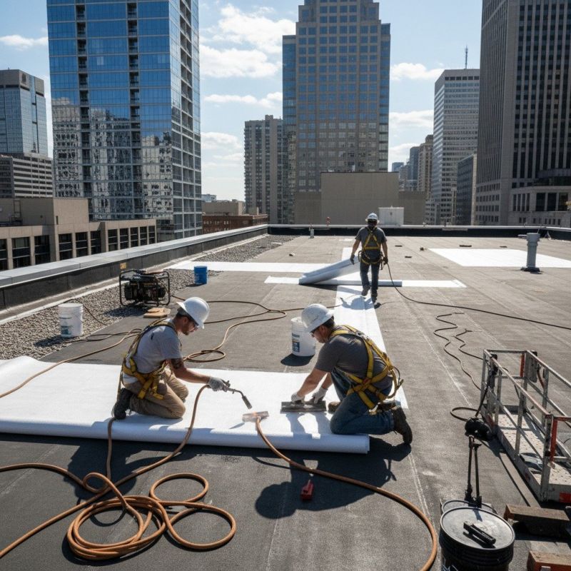 Single Ply Roof Repair in Medway, OH