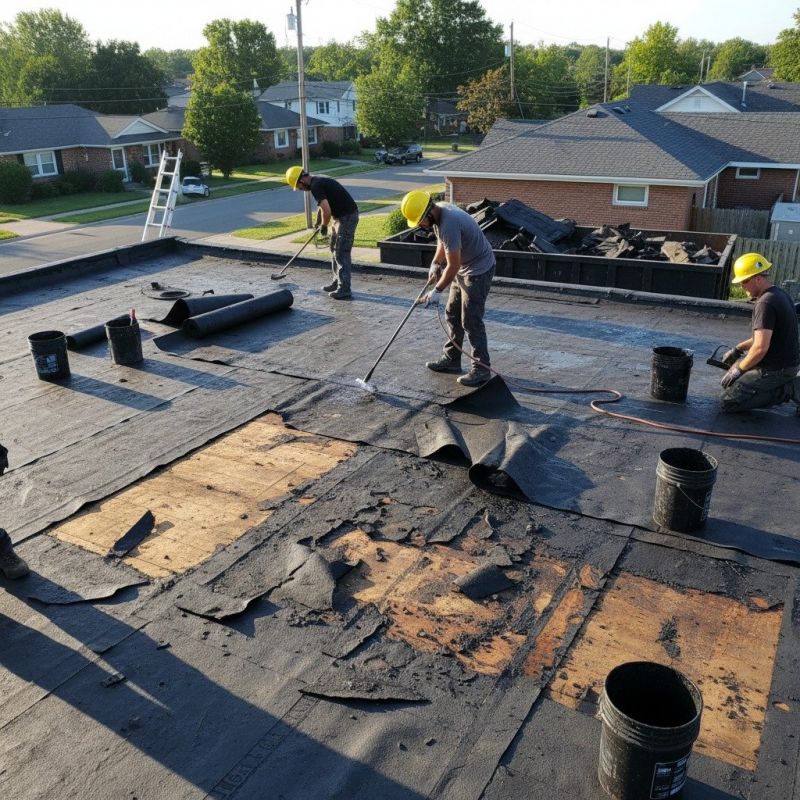 Single Ply Roof Repair in New Carlisle, OH