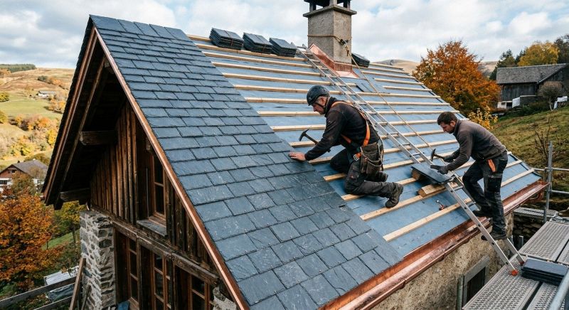 Slate Roof Construction in Troy, OH