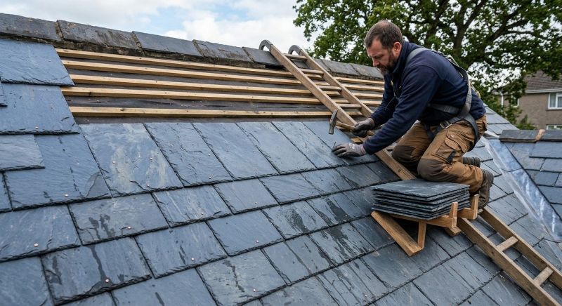 Slate Roof Installation in Miami County, OH