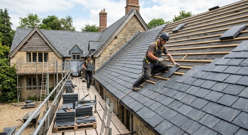 Slate Roof Installation in Vandalia, OH