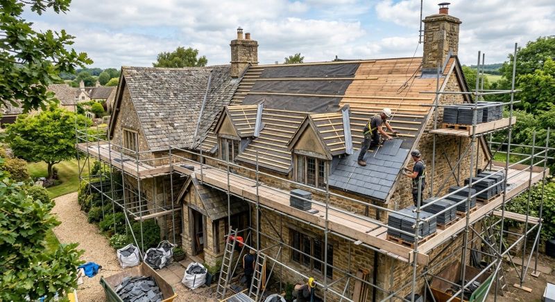 Slate Roof Replacement in Greene County, OH