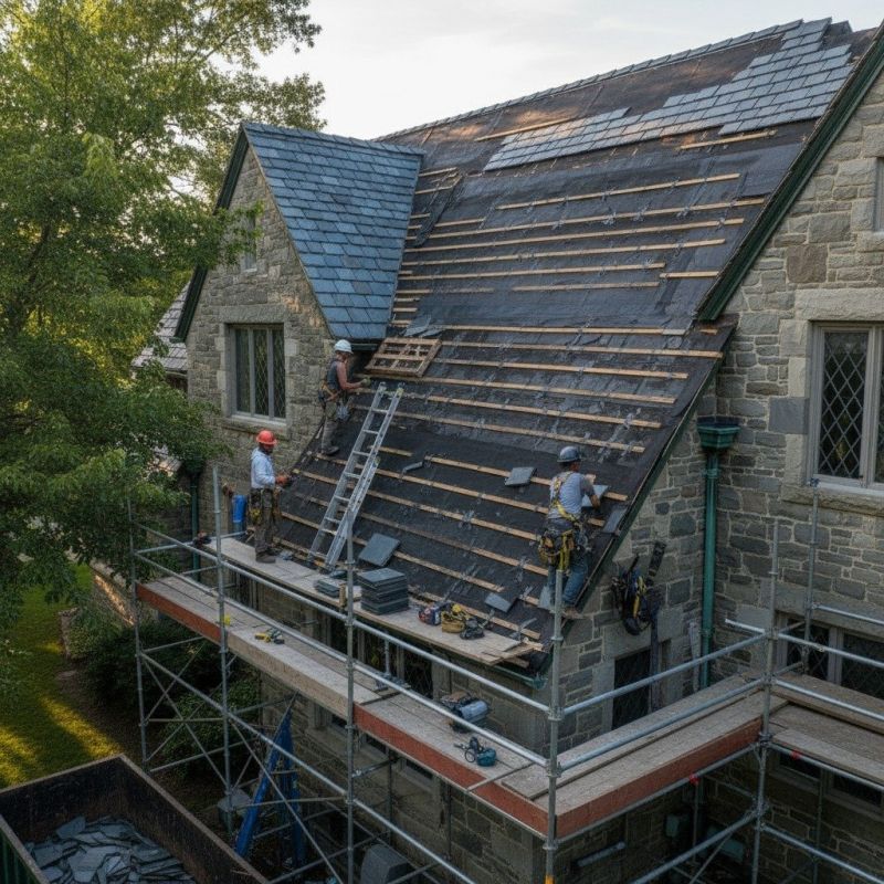 Slate Roof Replacement in New Carlisle, OH