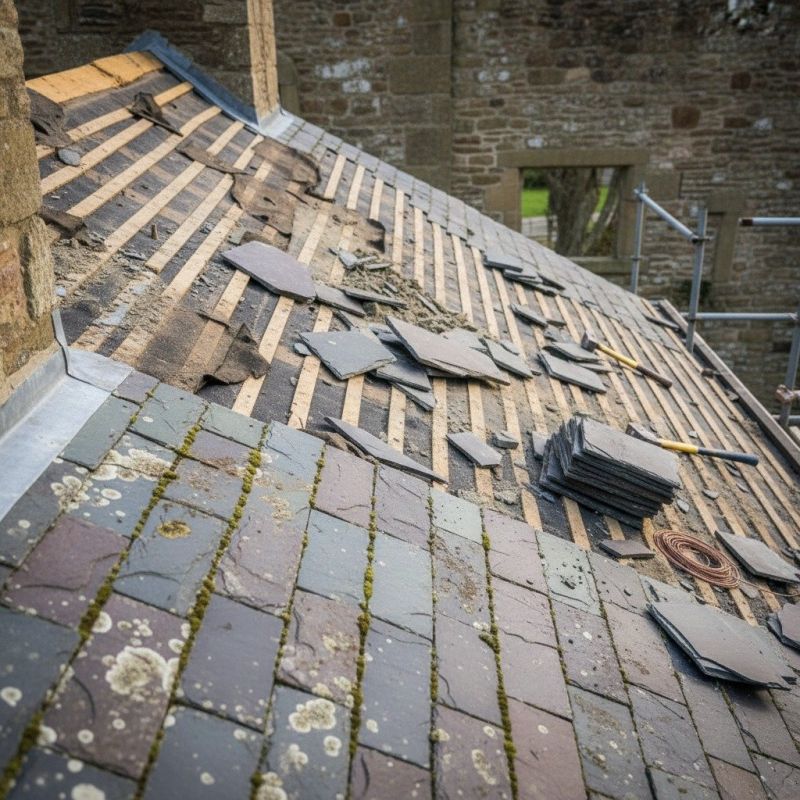 Slate Roof Replacement in New Lebanon, OH