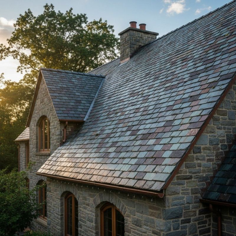 Slate Roof Replacement in Russia, OH