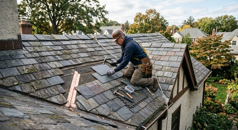 Slate Shingles Repair in Yellow Springs, OH