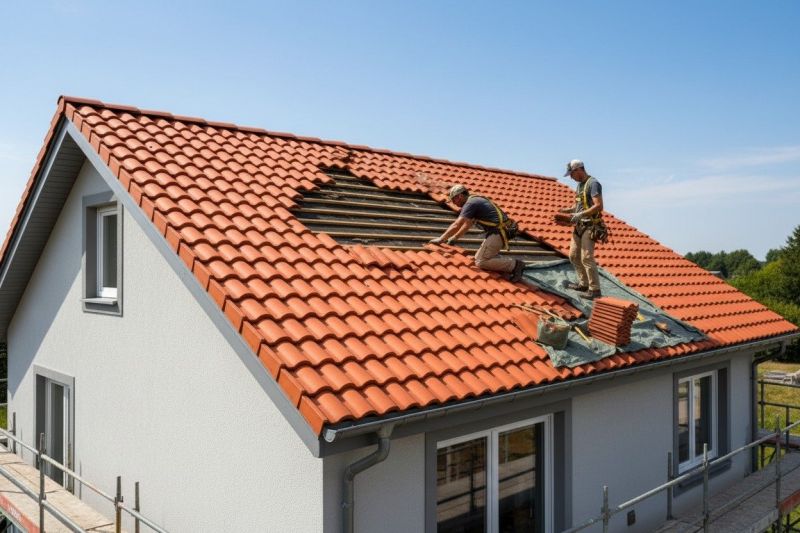 Spanish Tile Roof Repair in Troy, OH
