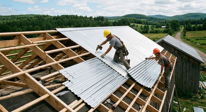 Steel Roof Installation in Troy, OH