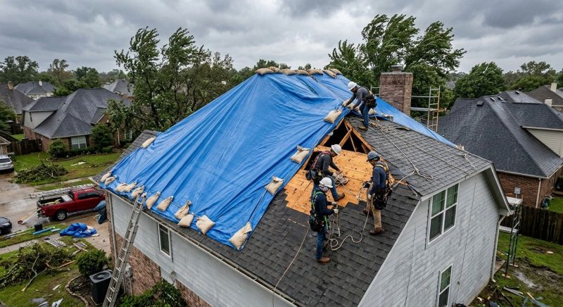 Storm Damage Roof Repair in Clayton, OH