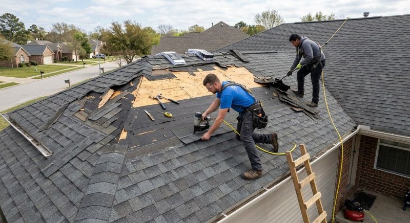 Storm Damage Roof Repair in Englewood, OH