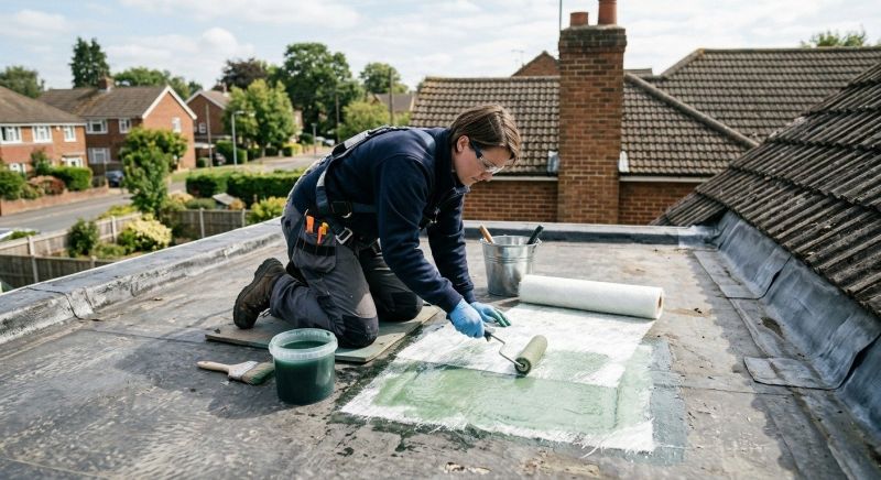 Synthetic Roof Repair in Troy, OH