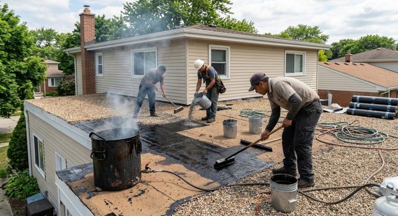 Tar And Gravel Roof Repair in Clayton, OH