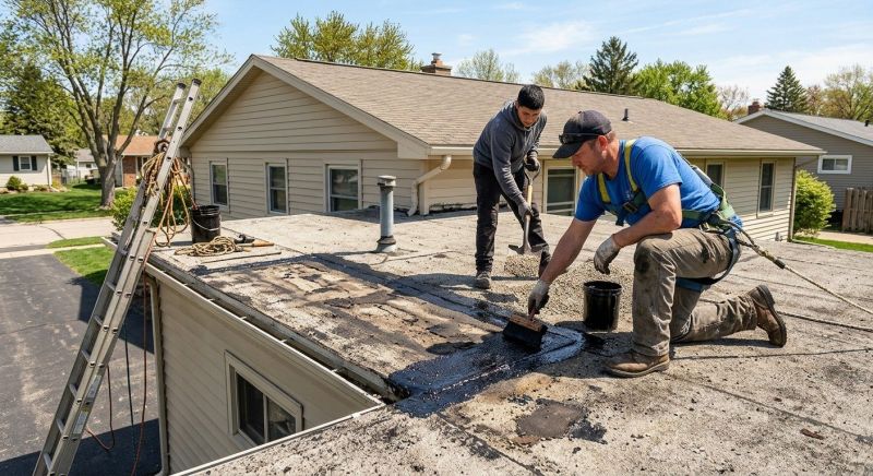 Tar And Gravel Roof Repair in Dayton, OH