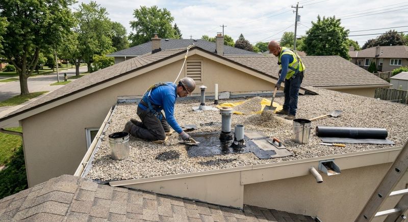 Tar And Gravel Roof Repair in Miami County, OH