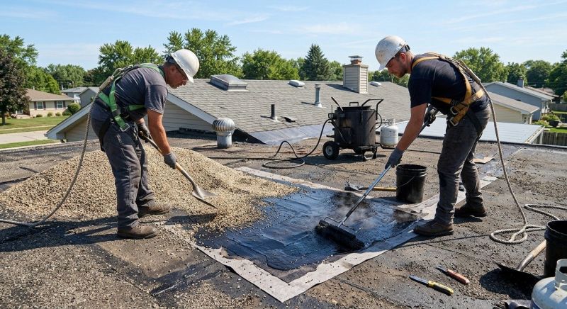 Tar And Gravel Roof Repair in New Lebanon, OH