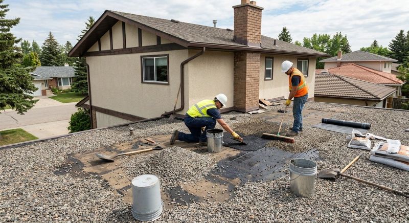 Tar And Gravel Roof Repair in Urbana, OH
