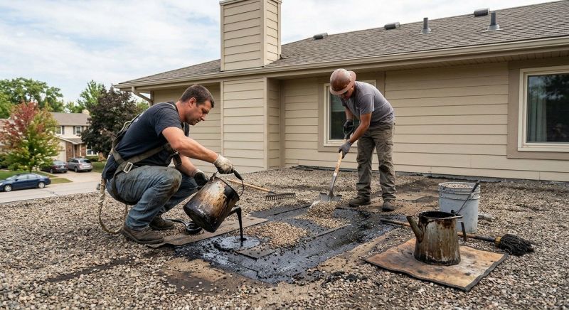 Tar And Gravel Roof Repair in Yellow Springs, OH