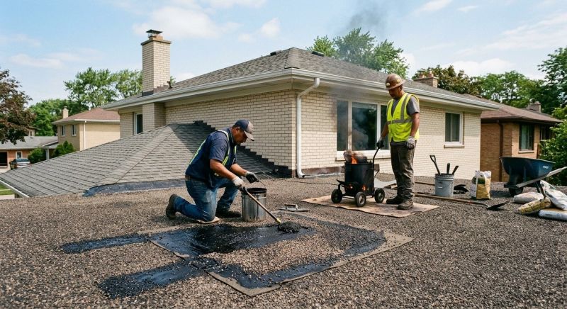 Tar Roof Repair in West Milton, OH