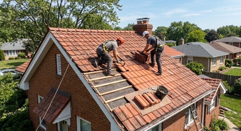 Tile Roof Repair in New Lebanon, OH