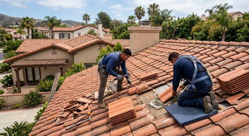 Tile Roof Repair in New Lebanon, OH