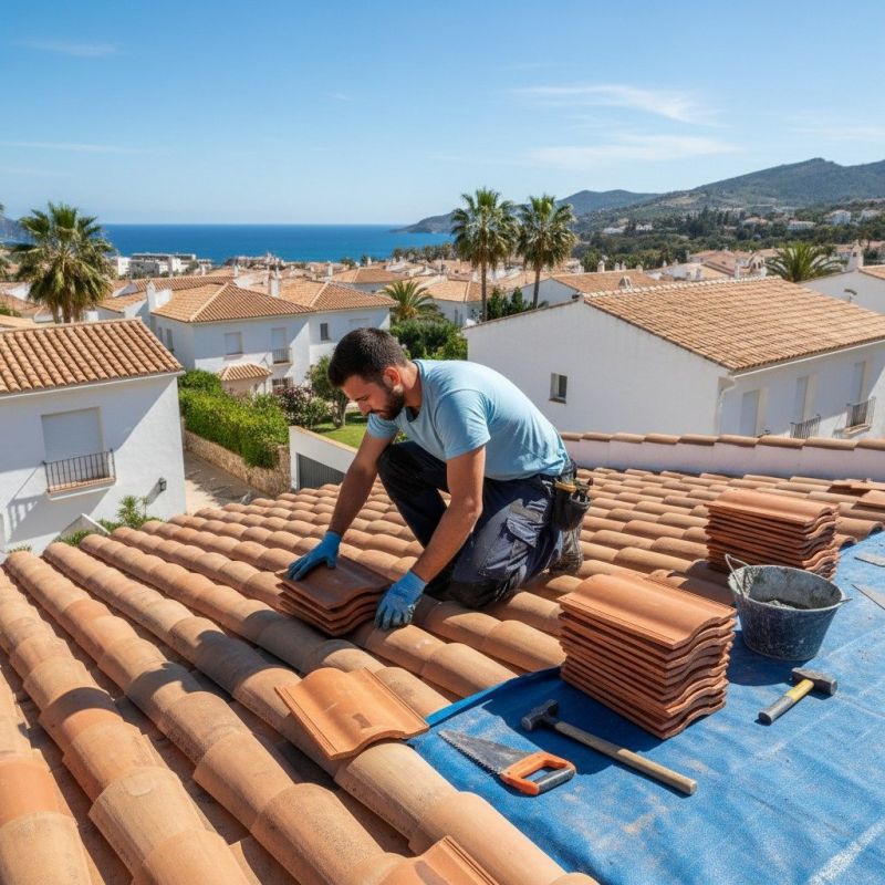 Tile Roof Repair in Russia, OH