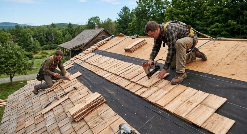 Wood Roofing Installation in Sidney, OH