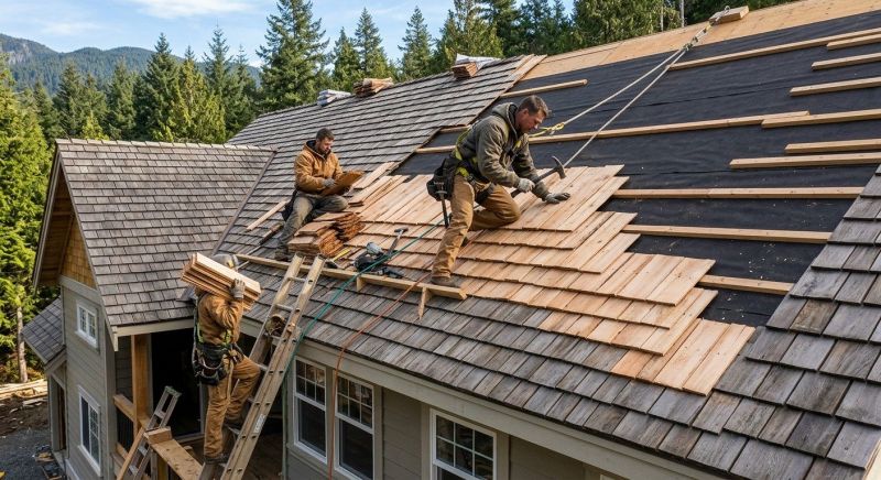 Wood Roofing Installation in West Milton, OH
