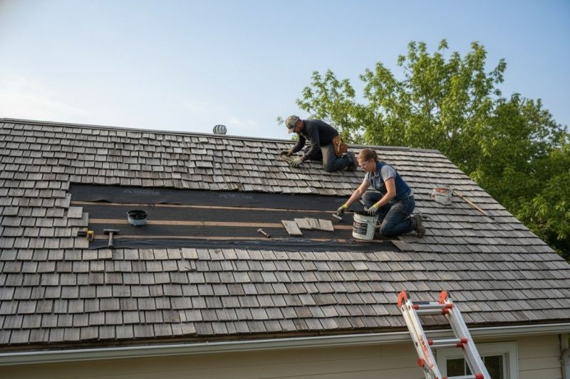 Wood Shake Roof Repair in Brookville, OH