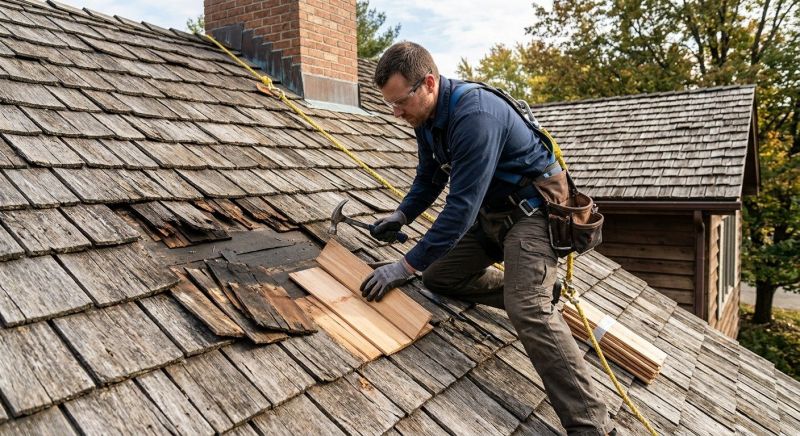 Wood Shake Roof Repair in Brookville, OH
