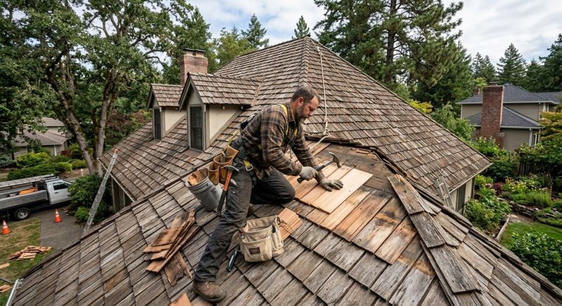 Wood Shake Roof Repair in Sidney, OH