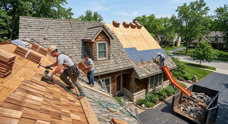 Wood Shake Roof Replacement in Vandalia, OH