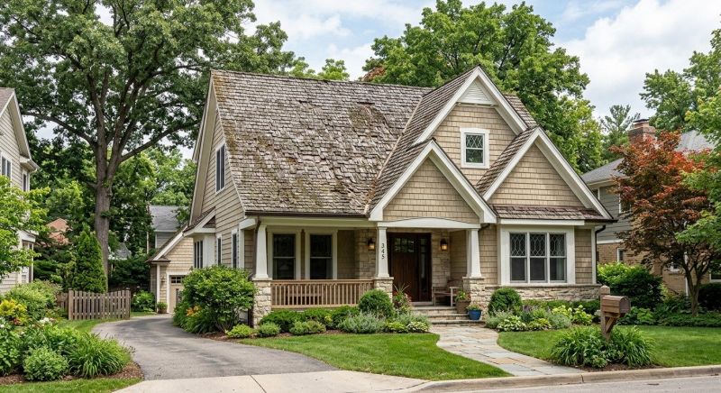 Wood Shake Roof Replacement in Yellow Springs, OH